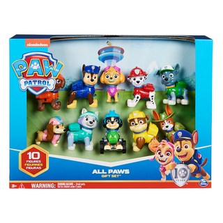 汪汪隊立大功狗狗全員出動收藏玩偶禮盒 10個, 1組