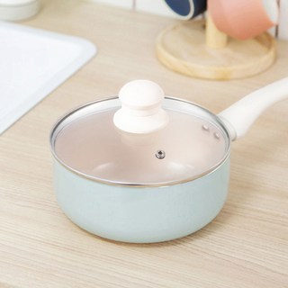 Tamsaa IH感應爐適用陶瓷塗層單柄鍋, 薄荷綠, 1個, 18cm