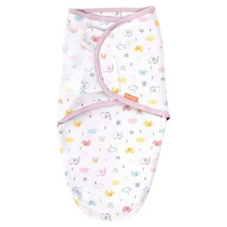 SwaddleMe 原創舒眠包巾 0~3個月以下 3.5~6.4kg, 彩虹 + 小象, 1個