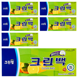 CLEANWRAP 抽取式塑膠袋, M(35 x 25cm), 100個, 6盒