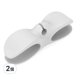 插頭電線收納神器, 2個, 灰色