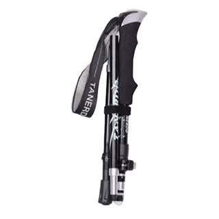 tanerdd 鋁合金登山杖, 黑色, 1支