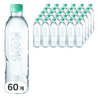 딥스 해양심층수 에코그린 무라벨, 500ml, 60개