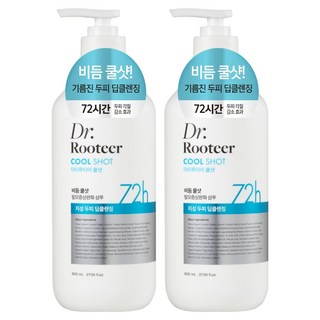 DrRooteer 去屑清涼 緩解掉髮症狀洗髮精 油性頭皮深層潔淨, 800ml, 2個