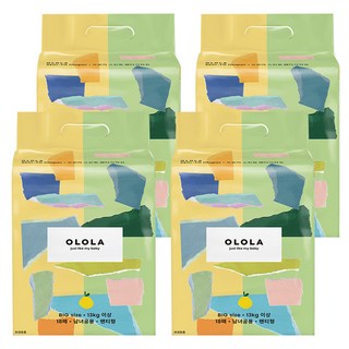 OLOLA 스킨핏 팬티형 기저귀 남녀공용, 빅형(Big), 72매