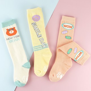 cocoB Dorothy 女童印花防滑過膝襪 3雙