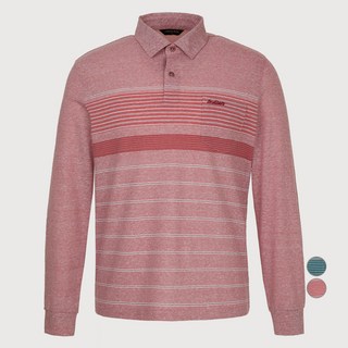 INDIAN 男士亞麻混紡條紋T恤 MITAL5S1131