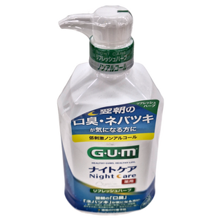 SUNSTAR 三詩達 G.U.M 夜間漱口水 清涼草本, 900ml, 1瓶