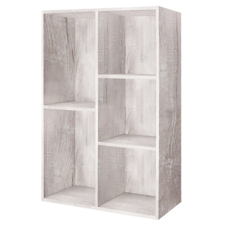 USEFUL DESIGN 悠室屋 五格收納櫃, 60.5 x 30 x 89.5cm, 白橡色