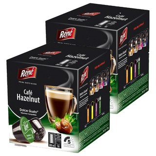 Rene Dolce Gusto 兼容膠囊咖啡 榛果, 16入, 7g, 2個