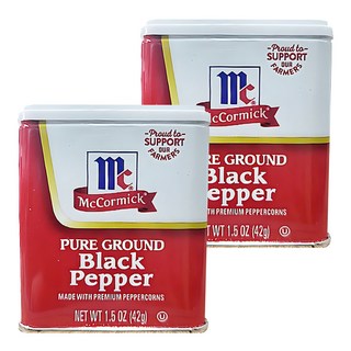 McCormick Black Pepper 黑胡椒粉, 42g, 2個