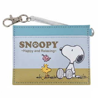 SNOOPY 史努比 多功能證件套 3歲以上, 小日子 卡其色, 1個