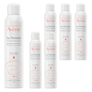 Avene 雅漾 舒護活泉水保濕噴霧, 連續20年歐洲藥妝NO.1, 皮膚科醫師推薦, 台灣熱銷超過650萬瓶, 300ml, 6瓶