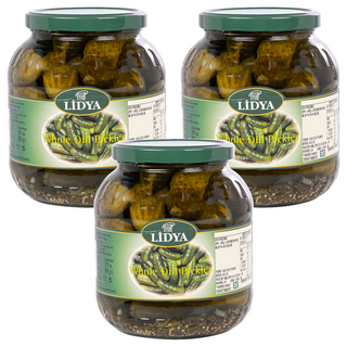 LIDYA 蒔蘿醋漬酸瓜, 1.7L, 3罐