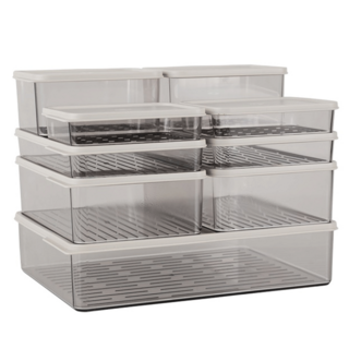 incoc Cleankeeps 冰箱整理收納盒 混合8號套組, 1組, 9入