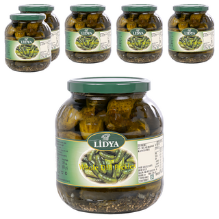 LIDYA 莉迪亞 酸瓜, 1.7L, 6罐