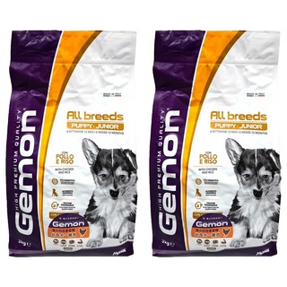 Gemon 啟蒙 中大型幼母犬飼料 3kg 義大利製造, 雞肉, 2袋