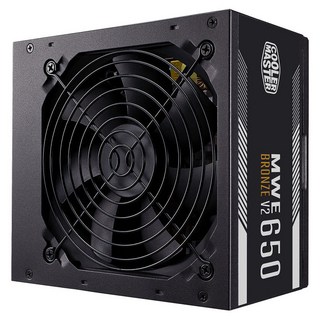 酷碼 Cooler Master New MWE 銅牌 650W V2 電源供應器 80 Plus 銅牌認證 5年保固 主動式PFC設計, 1個