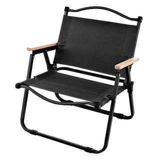 Cotton Field 棉花田傢飾 洛克便攜式折疊椅, 黑色, 1個