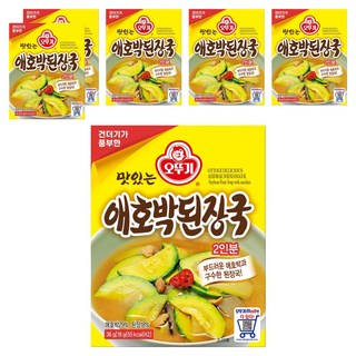 오뚜기 맛있는 애호박 된장국, 36g, 6개