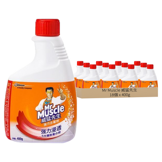 威猛先生 日本製 強力去霉劑 補充瓶, 400g, 18瓶