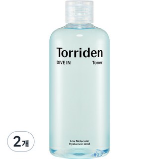 토리든 다이브인 저분자 히알루론산 토너, 300ml, 2개