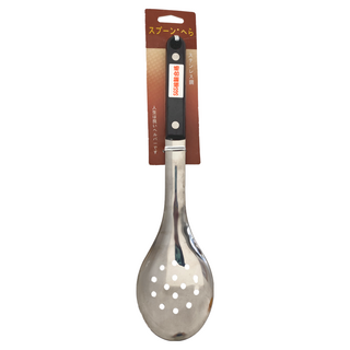 優得 電木加長大菜匙 孔, 不鏽鋼耐熱湯勺, 單一顏色, 1支