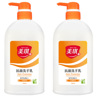 美琪 抗菌洗手乳 玫瑰果萃 植萃防護, 700ml, 2瓶