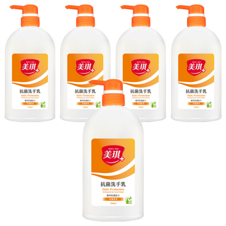 美琪 抗菌洗手乳 玫瑰果萃, 700ml, 5瓶