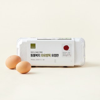 ORGA 동물복지 인증 자유방목 유정란 1번란 520g, 10구, 1개