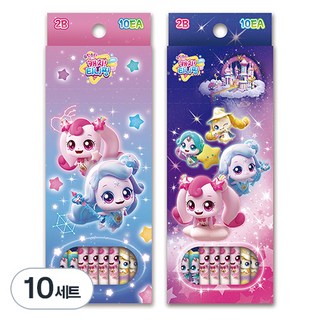 스튜디오에잇 캐치티니핑 시즌5 10본 연필 세트 2B, 랜덤 발송, 10개