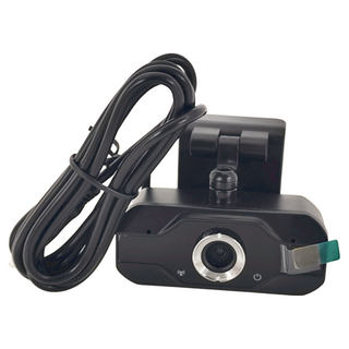 Transitions 全視線 M760D 2K 網路視訊攝影機 高清鏡頭 CMOS AVI 30FPS 免驅動 130cm USB線長, 夾式 黑色