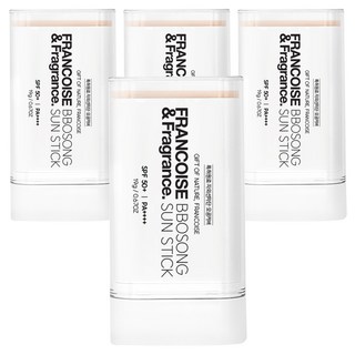 FRANCOISE&Fragrance. 清爽淨白撫紋防曬棒 SPF50+ PA++++, 19g, 4條