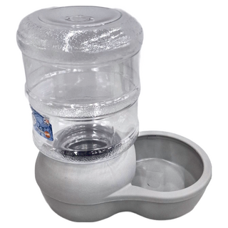 Petmate Aspen PetLebistro 重力餵水器 XS, 0.5加侖, 灰色, 1組