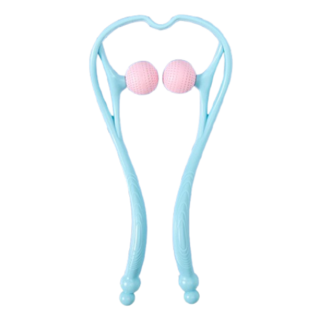 EORIN 경추 목 마사지기, 1개, 하늘색