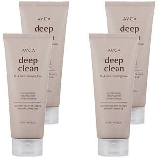 BHA深層清潔洗面乳, 200ml, 4個