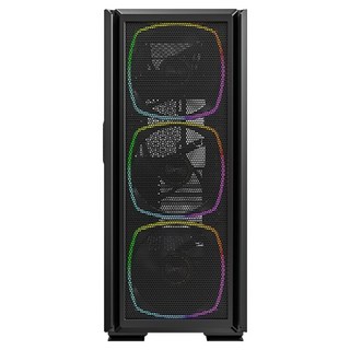 MONTECH 君主 SKY TWO GX 電腦機殼 E-ATX Micro-ATX Mini-ITX 主機板相容性 黑色, 1個