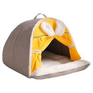 DING DONG PET 兔耳造型寵物圓頂帳篷屋, 1個
