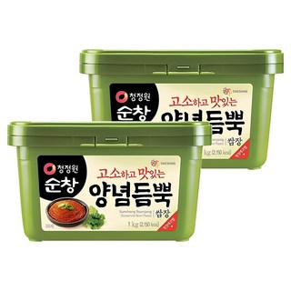 청정원순창 양념듬뿍 쌈장, 1kg, 2개
