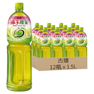 古道 梅子綠茶, 1.5L, 12瓶
