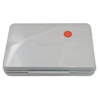 Shachihata 寫吉達 中形 HGN-2 中油性印台 (盤面尺寸:90x56mm), 咖啡色, 1個