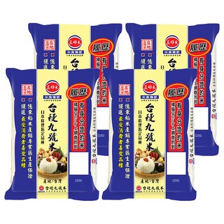 三好米 履歷台梗九號米，粒粒分明，口感Q彈，適合各種料理, 2.2公斤, 4包, CNS三等