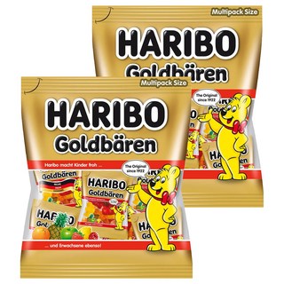 HARIBO 金熊Q軟糖分享包 不添加人工色素 口感Q彈 小袋包裝, 250g, 2袋