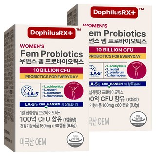 Dophirus RX 女性私密處益生菌 9.6g, 2個, 60錠