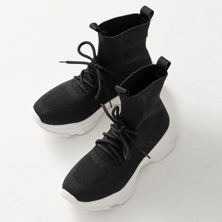 CARET 針織襪套綁帶運動鞋