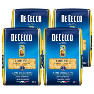 DE CECCO 得科 義大利螺旋麵, 500g, 4包