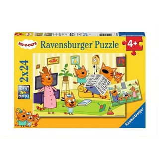 Ravensburger 德國維寶 拼圖 綺奇貓, 48片, 1盒