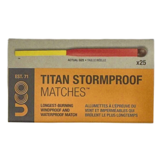 UCO Titan Stormproof Matchs 防風防水火柴補充包 MT-TSM1 大 25支, 1包