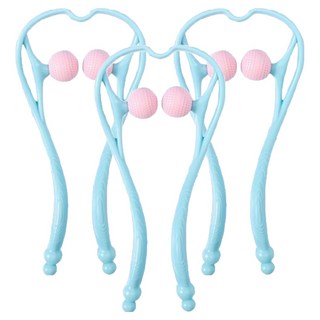 EORIN 경추 목 마사지기, 3개, 하늘색