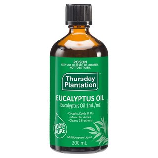 Thursday Plantation 星期四農莊 精油 尤加利, 200ml, 1瓶
